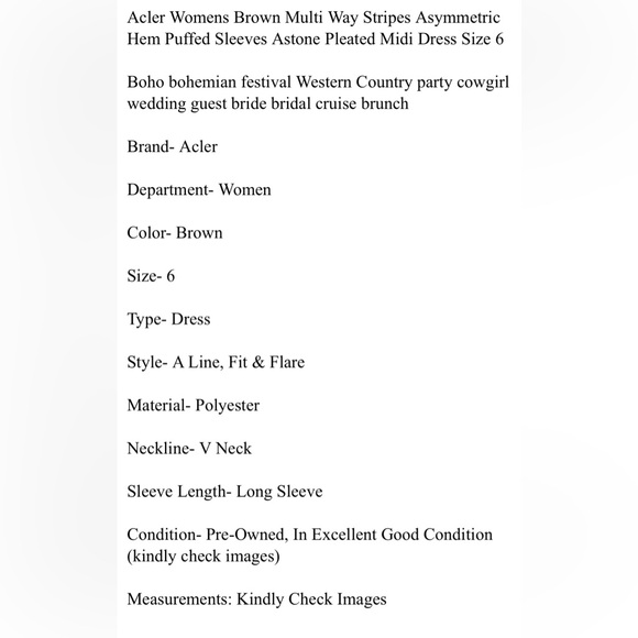 Acler Astone Dress - Picture 6 of 7